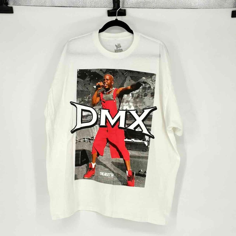 Legends Apparel Mens' DMX 50th Anniversary of Hip Hop Tee - Size 2XL
